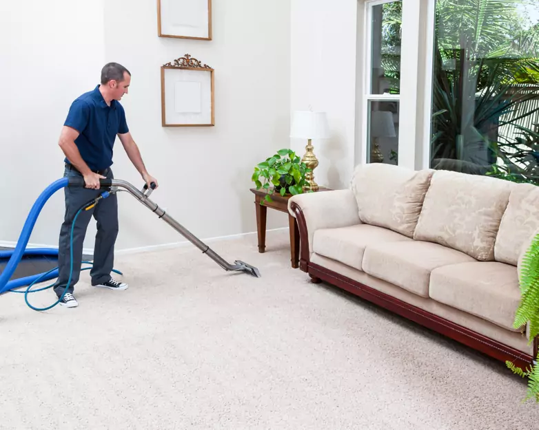 Services carpet cleaning crew