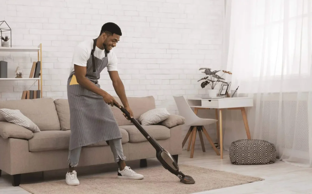 carpet cleaning - vacuuming